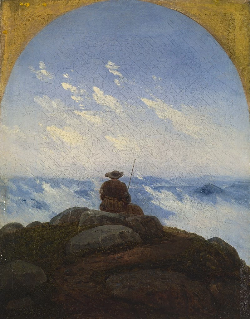 Viandante sulla cima della montagna - Saint Louis Art Museum